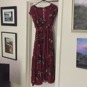 Midi floral dress